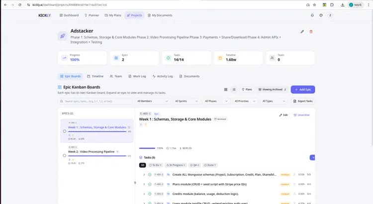 Kickly: AI-Driven MVP Planning & Execution - Image 2