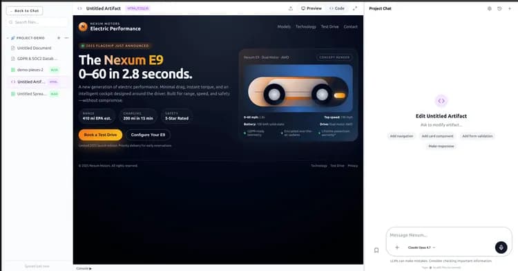 NexumFive: Enterprise Multi-Model AI Chat Platform - Image 4