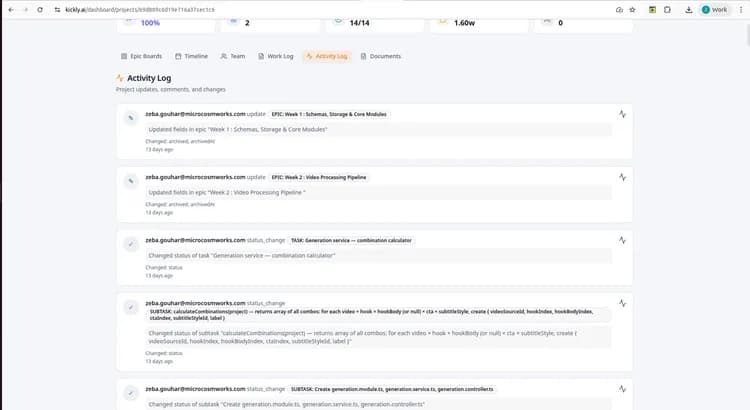 Kickly: AI-Driven MVP Planning & Execution - Image 5