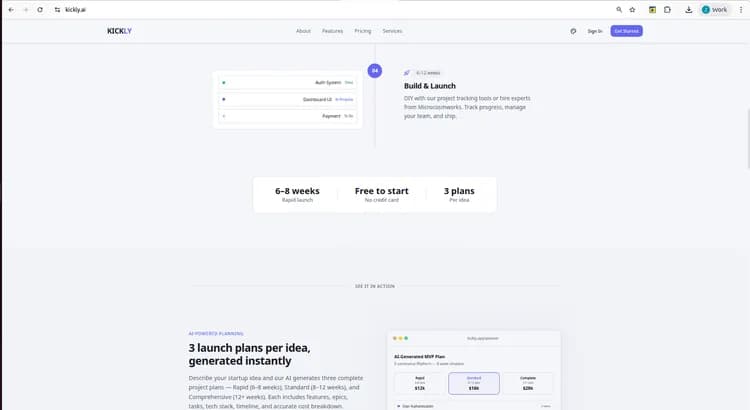 Kickly: AI-Driven MVP Planning & Execution - Image 7