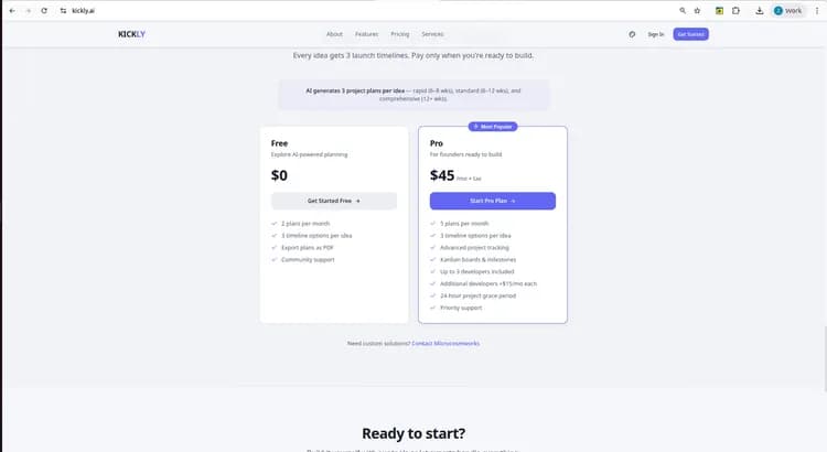 Kickly: AI-Driven MVP Planning & Execution - Image 9