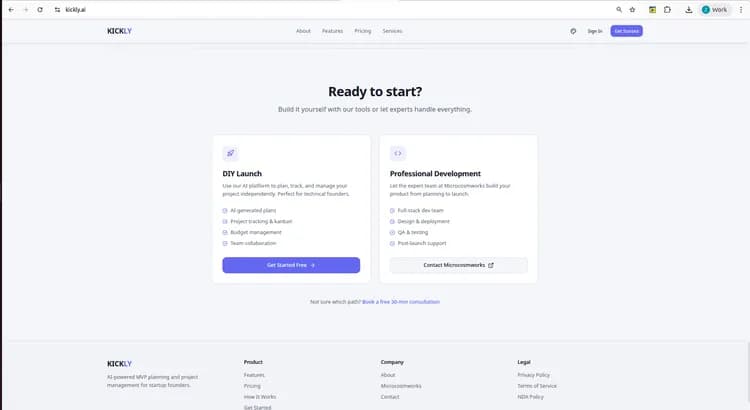 Kickly: AI-Driven MVP Planning & Execution - Image 10