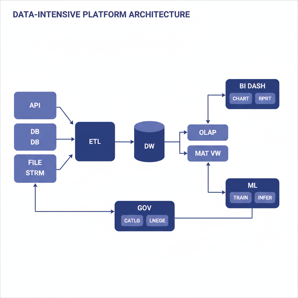 Data-Intensive Platform Architecture - System Architecture Diagram