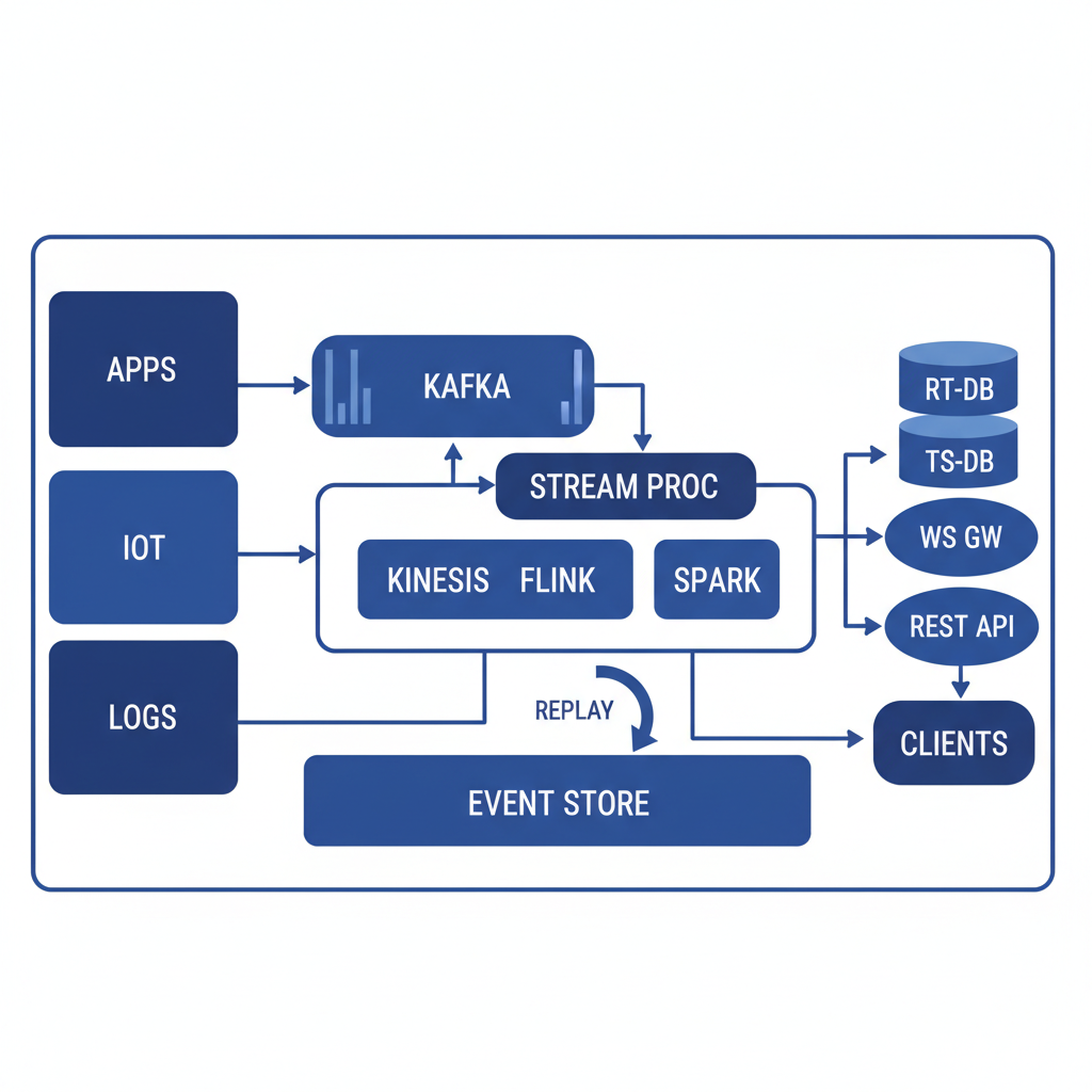 Real-Time Streaming Systems - System Architecture Diagram