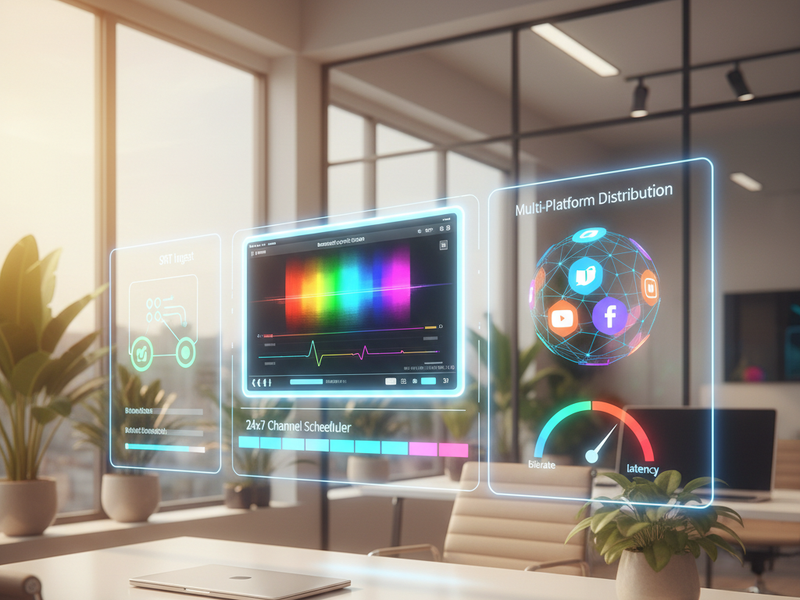 Livestreaming & 24x7 Broadcasting Solution